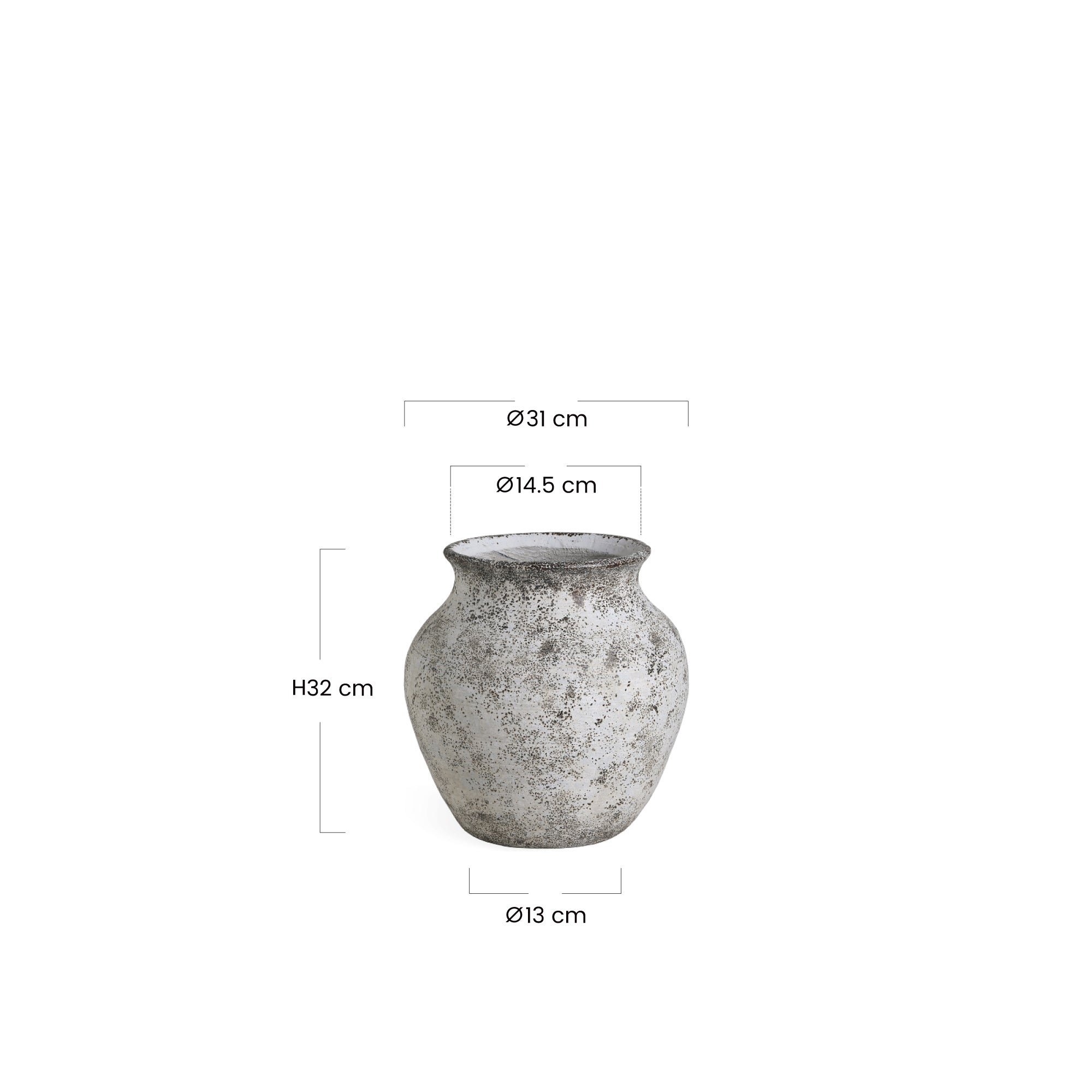 sia-deco-antica-cache-pot-cr-me-32-cm-fibre-ciment image 6