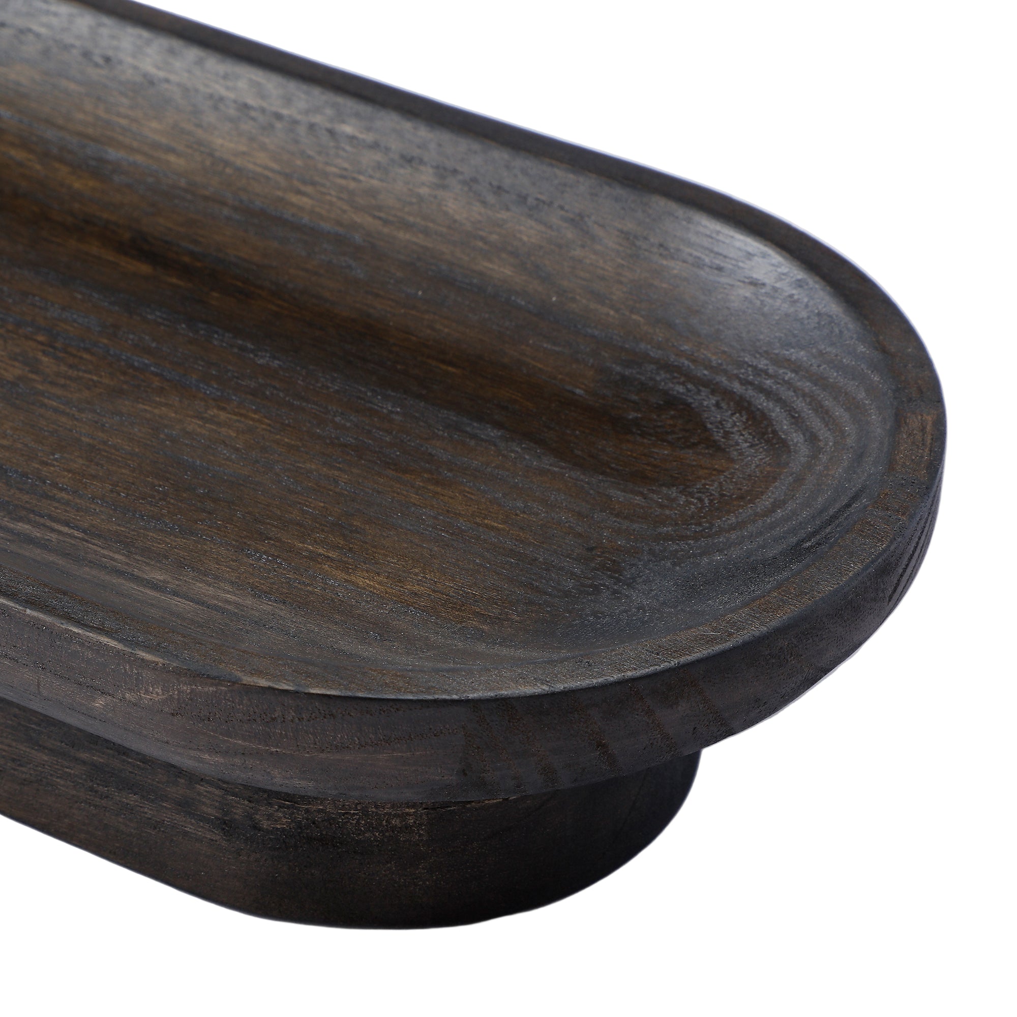 sia-arlo-plateau-d-coratif-ovale-38-cm-noir-paulownia image 4
