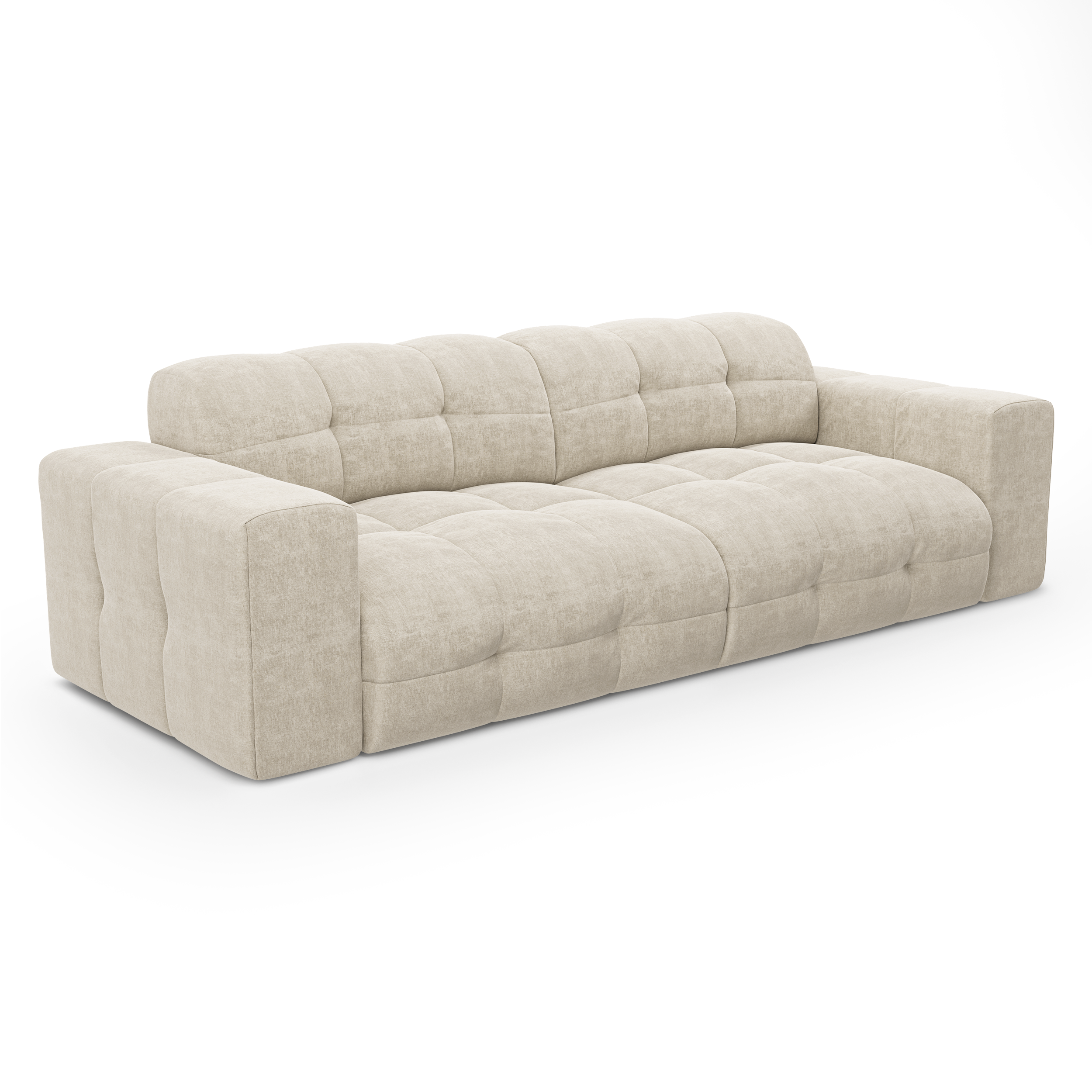 sia-deco-mael-canap-droit-bleu-paon-courbes-arrondies image 3