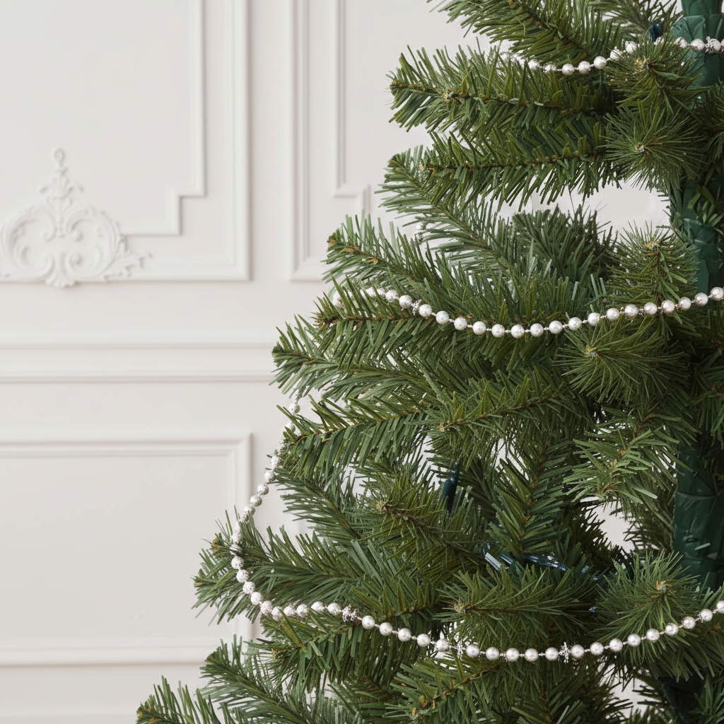 sia-noah-guirlande-de-perles-blanc-argent-180-cm image 2