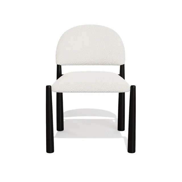 sia-deco-charlie-milo-chaise-salle-manger-cr-me-pieds-bois image 1