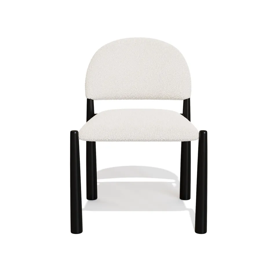 sia-deco-charlie-milo-chaise-salle-manger-cr-me-pieds-bois image 1