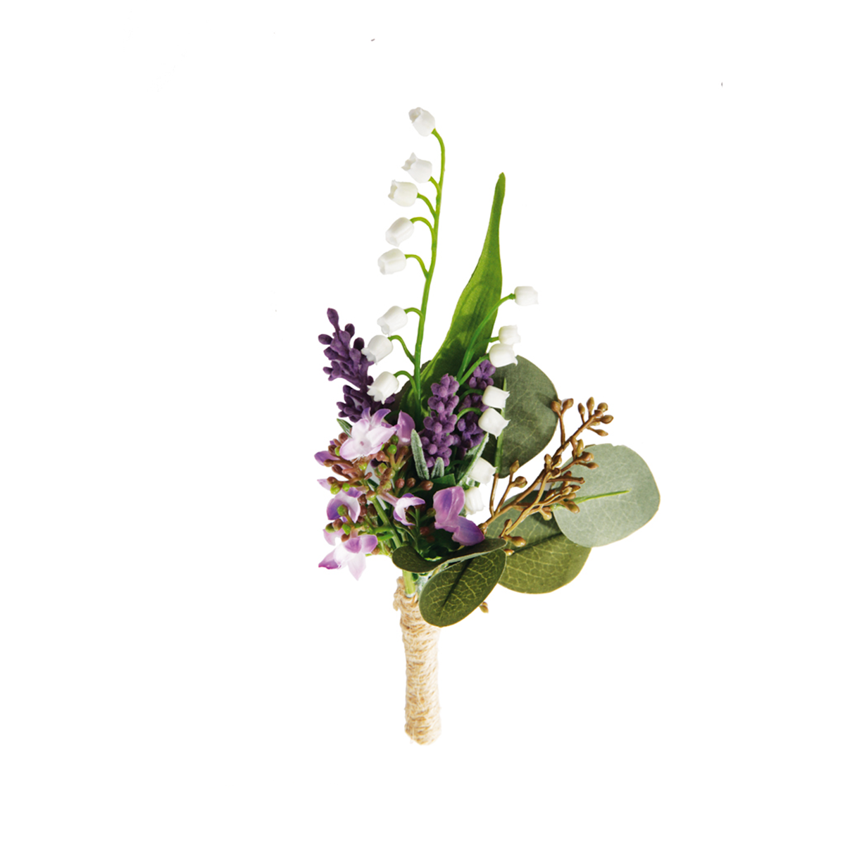 sia-deco-noah-boutonni-re-muguet-bouquet-artificiel-violet-15-cm image 1