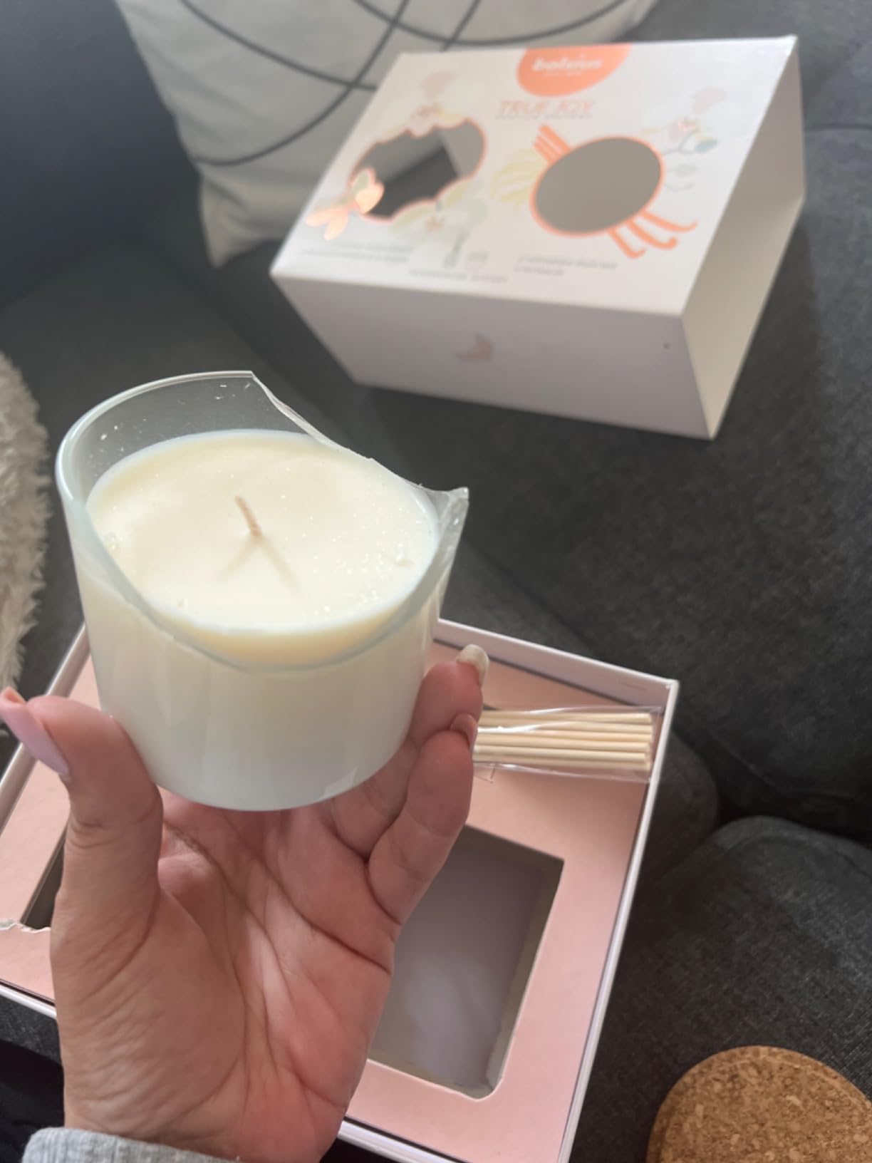 Bougie agréable
