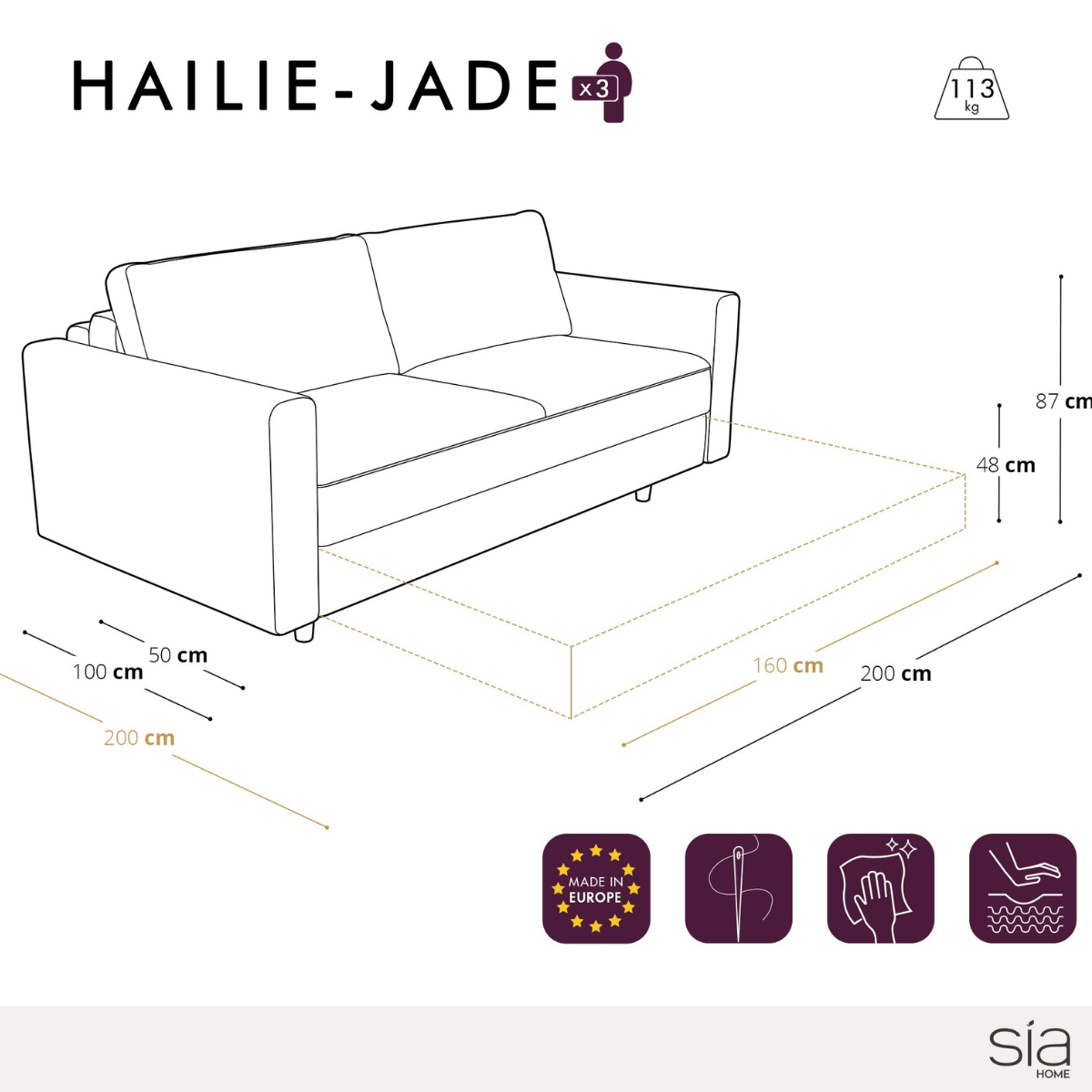 sia-deco-joan-canap-convertible-hailie-jade-160-beige image 5