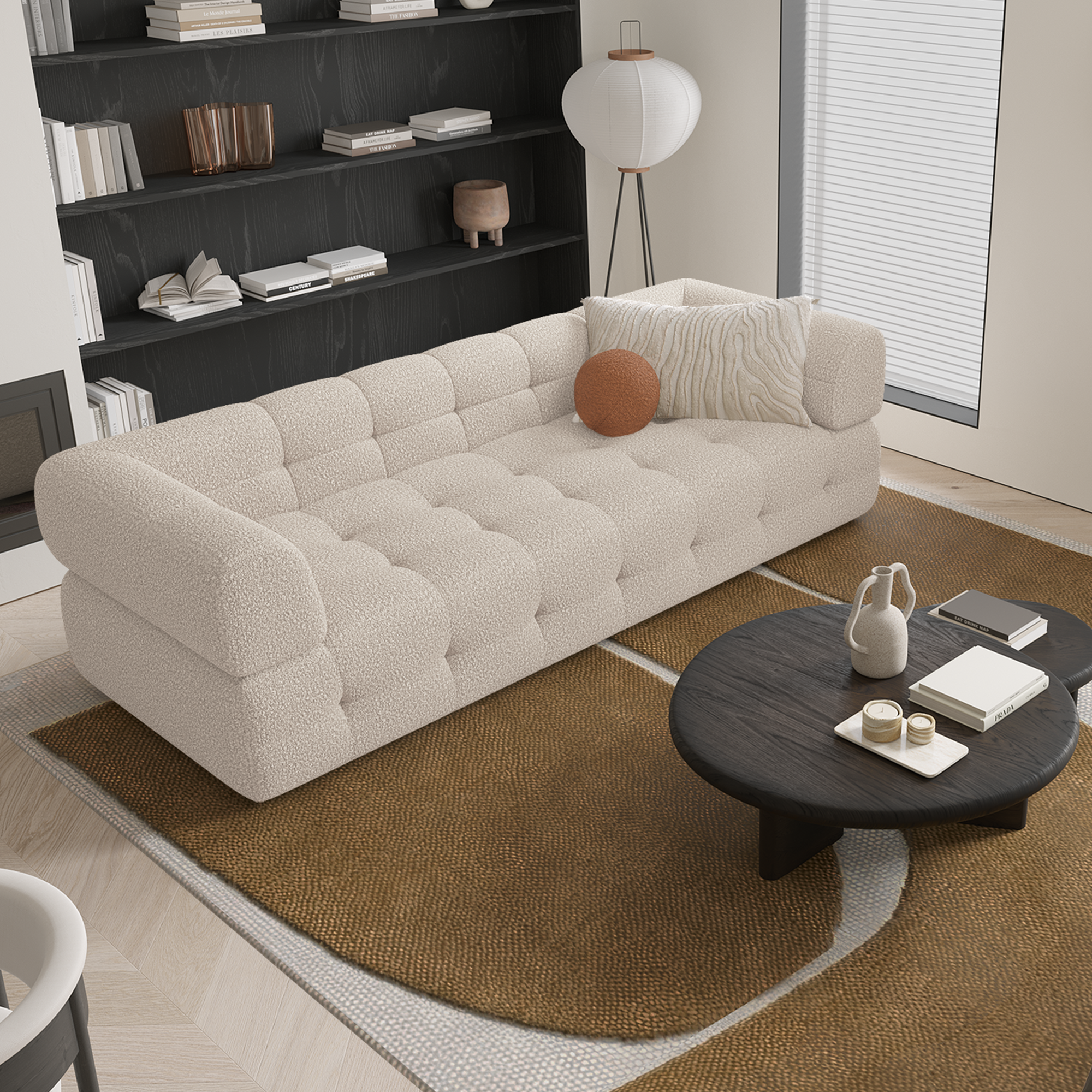 sia-deco-charlie-canap-cr-me-230-cm-tissu image 2