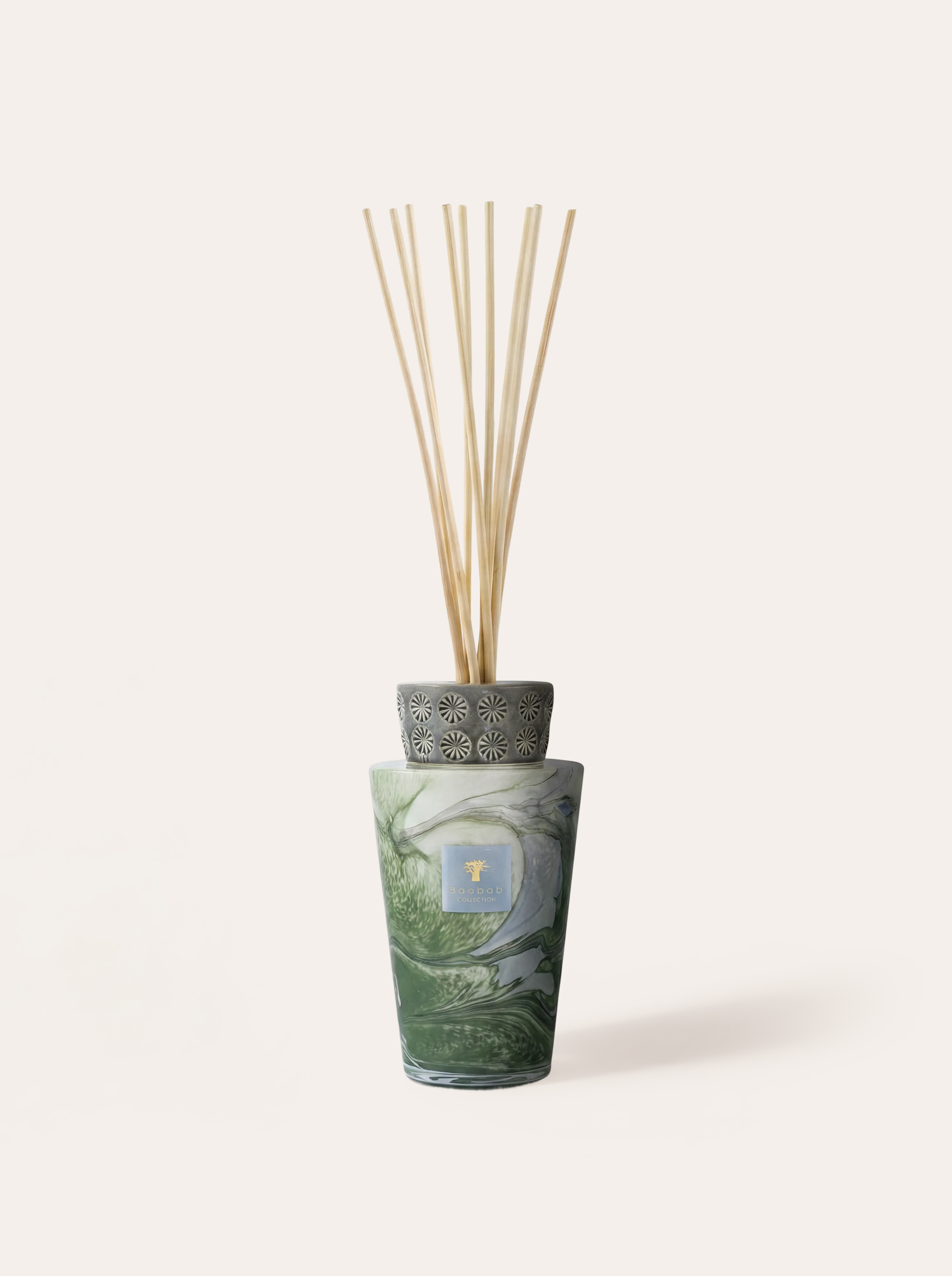 baobab-collection-leaves-totem-marius-diffuseur-2l-verre-bleu image 1