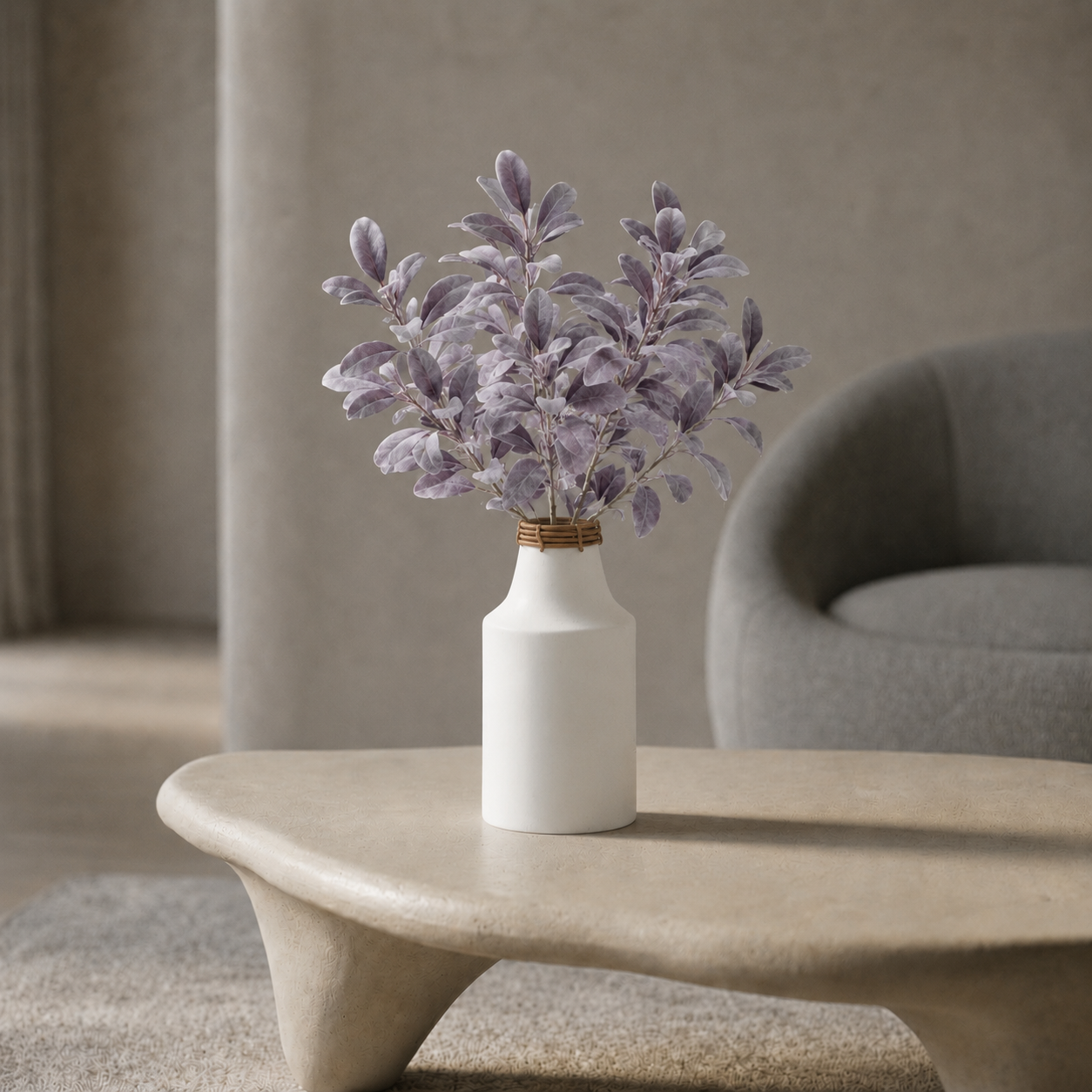 sia-deco-noah-feuillage-artificiel-oreille-agneau-73cm image 2