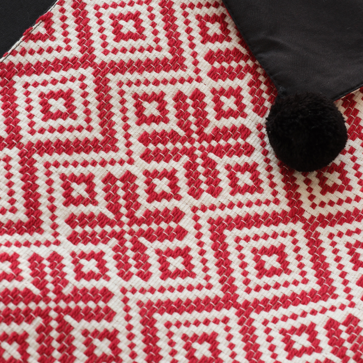 sia-deco-nola-ginger-chemin-de-table-rouge-coton-140-cm image 5