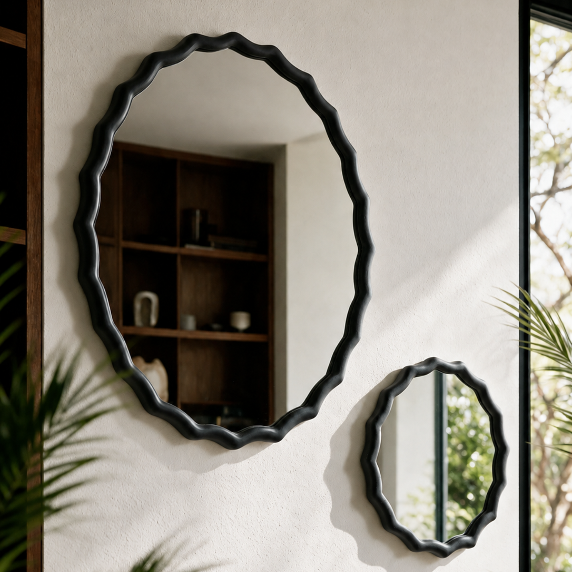 sia-deco-victoria-ondine-miroir-rond-blanc-38-cm image 3