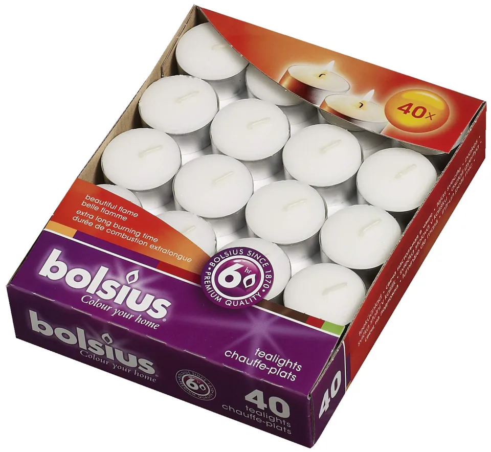 bolsius-bougies-chauffe-plats-blanches-6h-lot-de-240 image 1