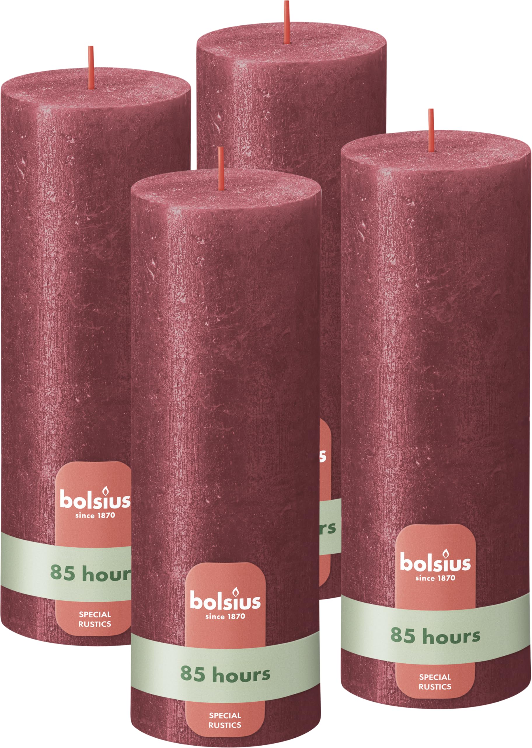 bolsius-bougies-rustiques-19cm-bougie-champagne-x4-85h image 7