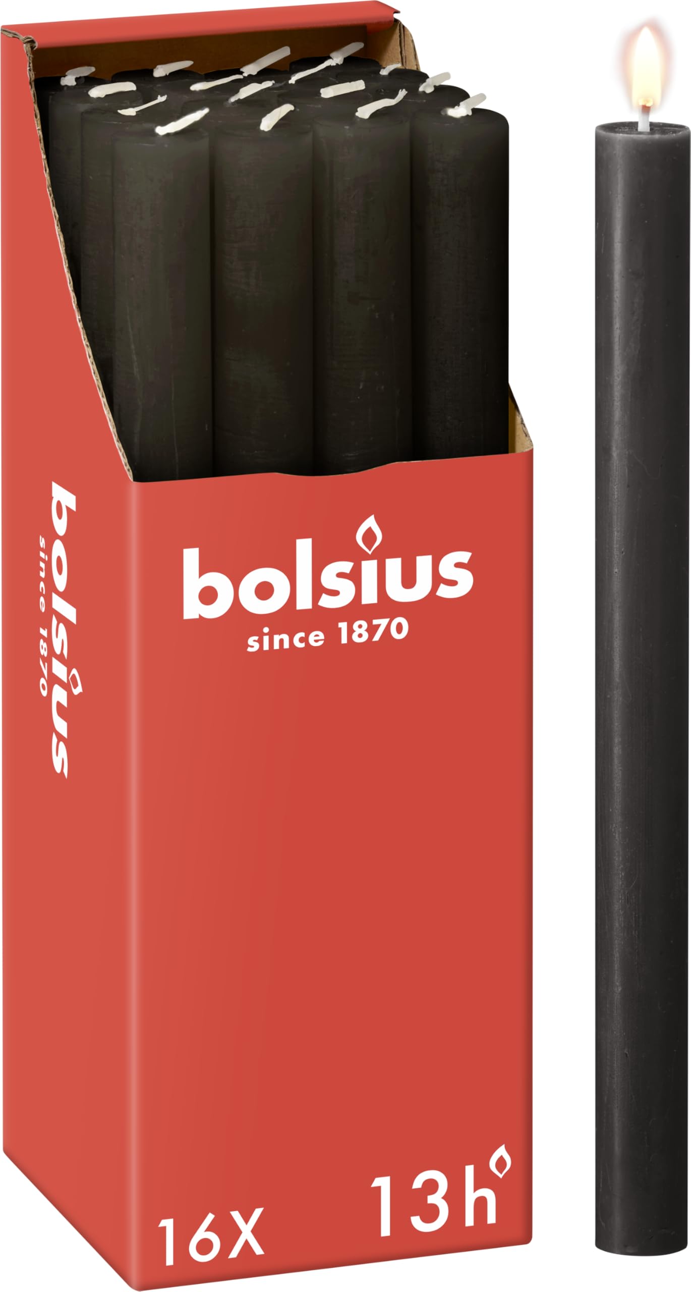 bolsius-bougies-rustiques-coniques-27-cm-ivoire-x16-13h image 7