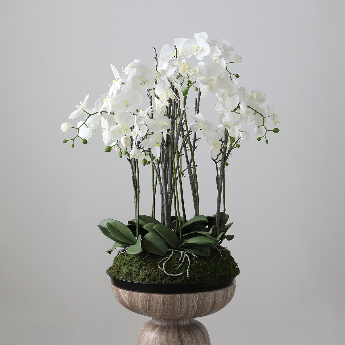 sia-deco-noah-composition-orchid-e-artificielle-blanc-90-cm image 3