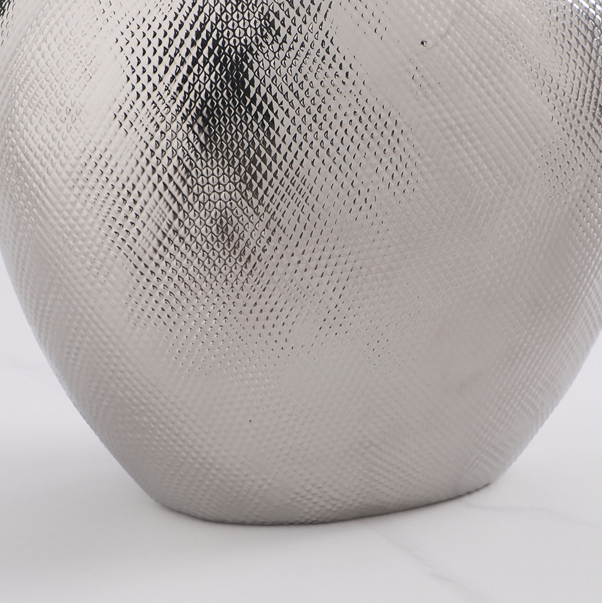 sia-antica-silver-vase-c-ramique-argent-27-cm-grand-brillant image 4