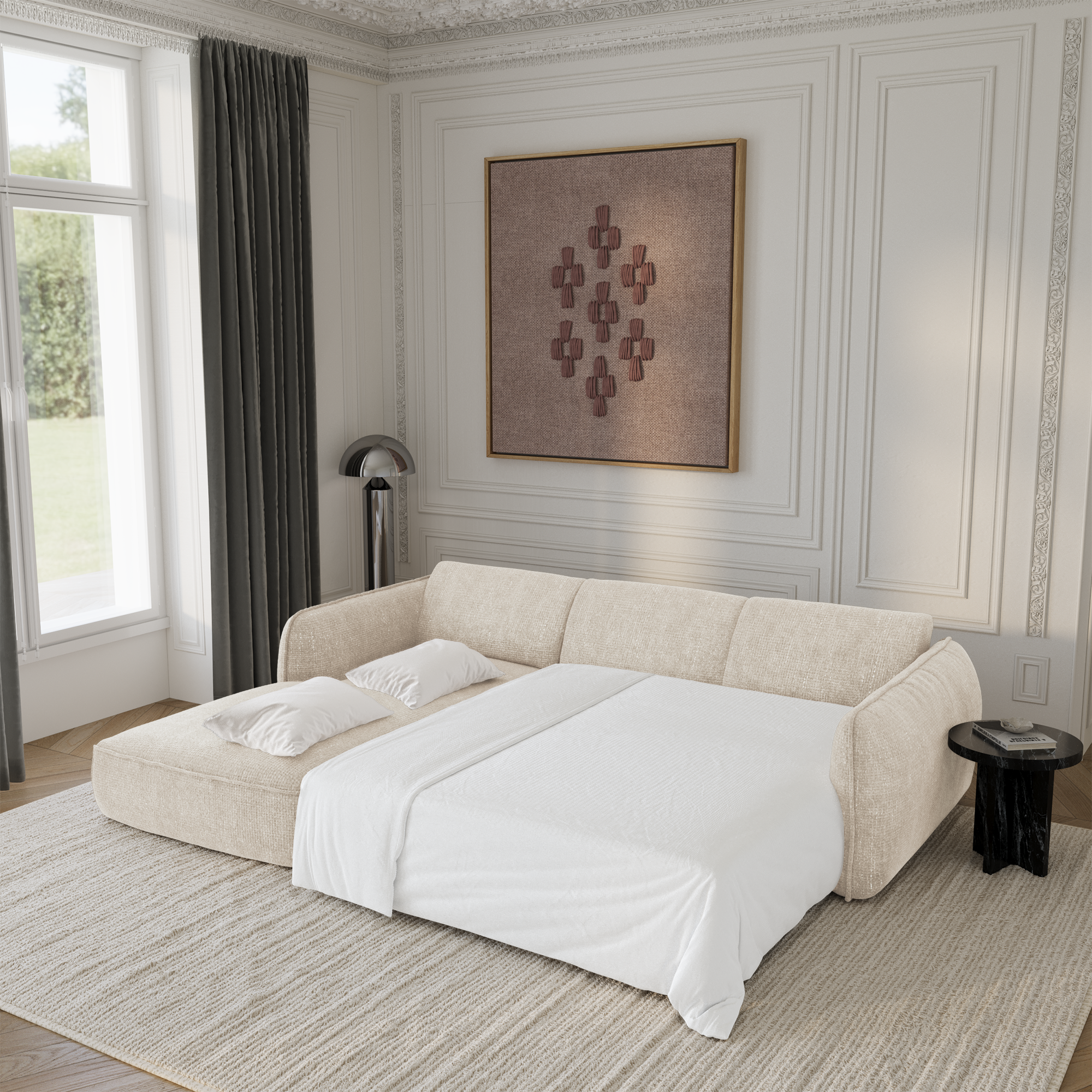 sia-deco-livia-canap-angle-gauche-convertible-cr-me-couchage image 4