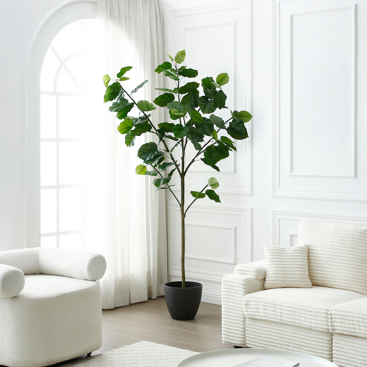 sia-noah-ficus-parapluie-artificiel-vert-210-cm-en-pot image 2