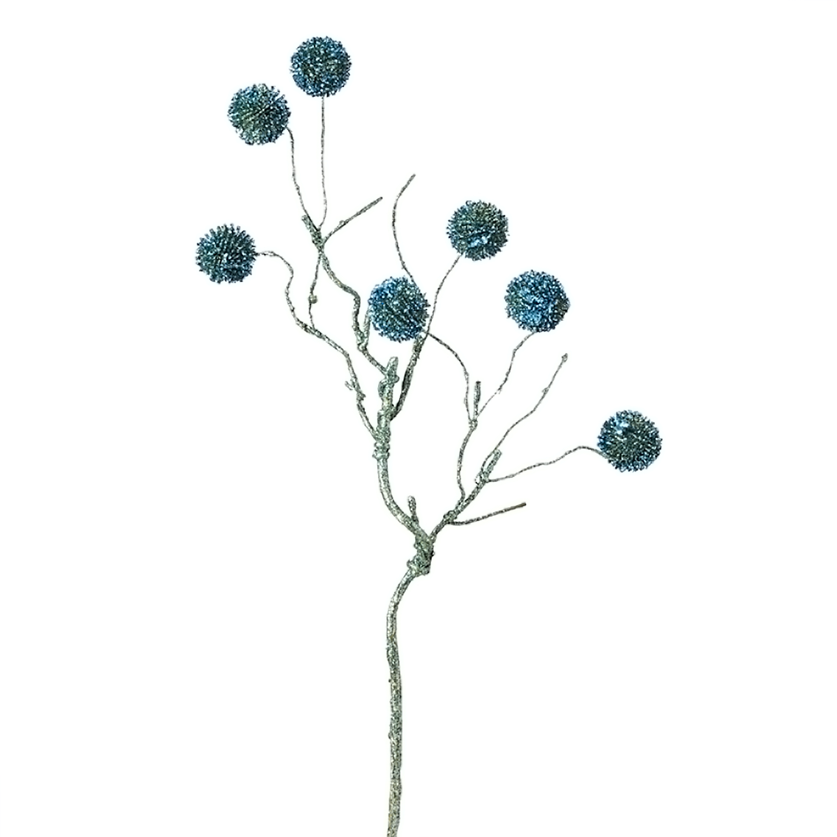 sia-deco-noah-branche-izia-pompons-argent-50-cm image 5