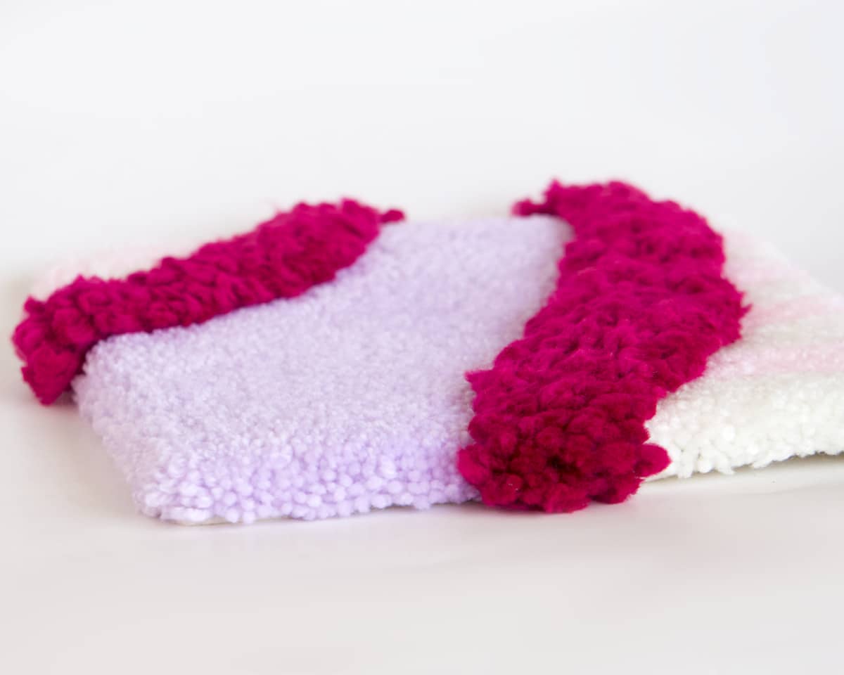 am-cla-tufting-d-coration-murale-carr-e-rose-violette-21cm image 5
