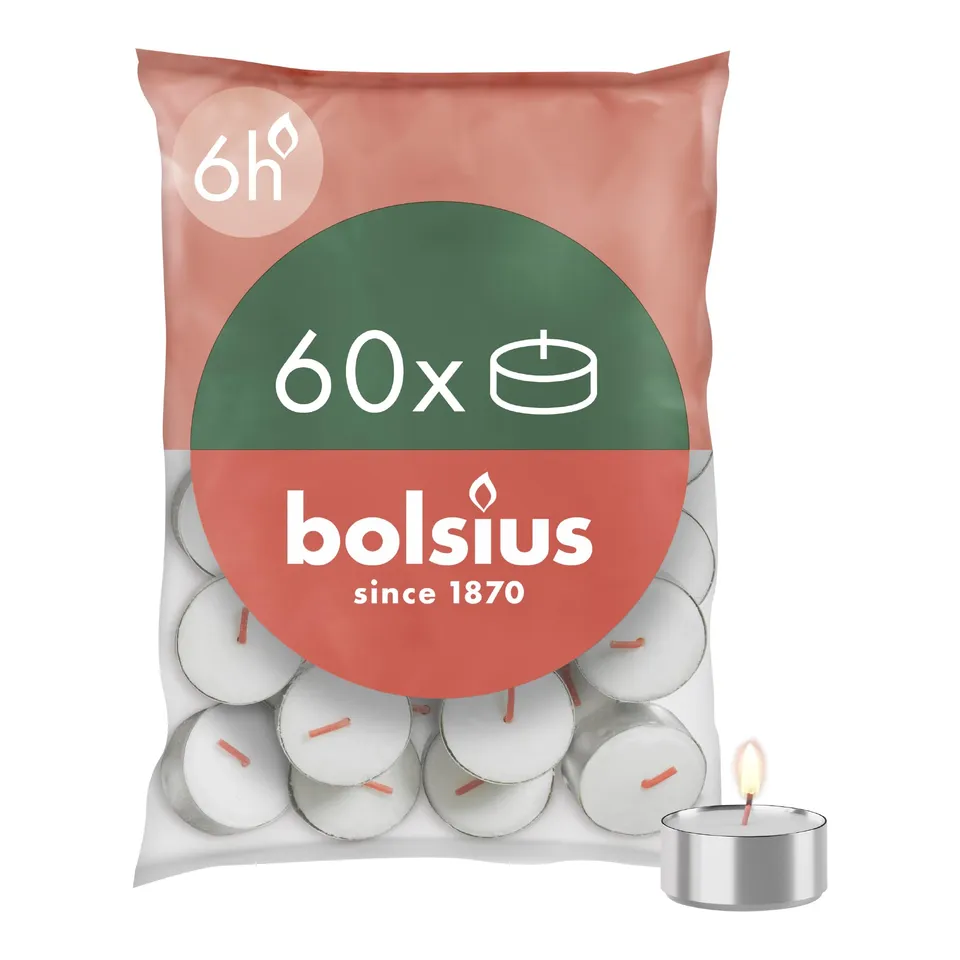 bolsius-d-light-bougie-chauffe-plat-6h-blanche-lot-60-cire-v-g-tale image 1