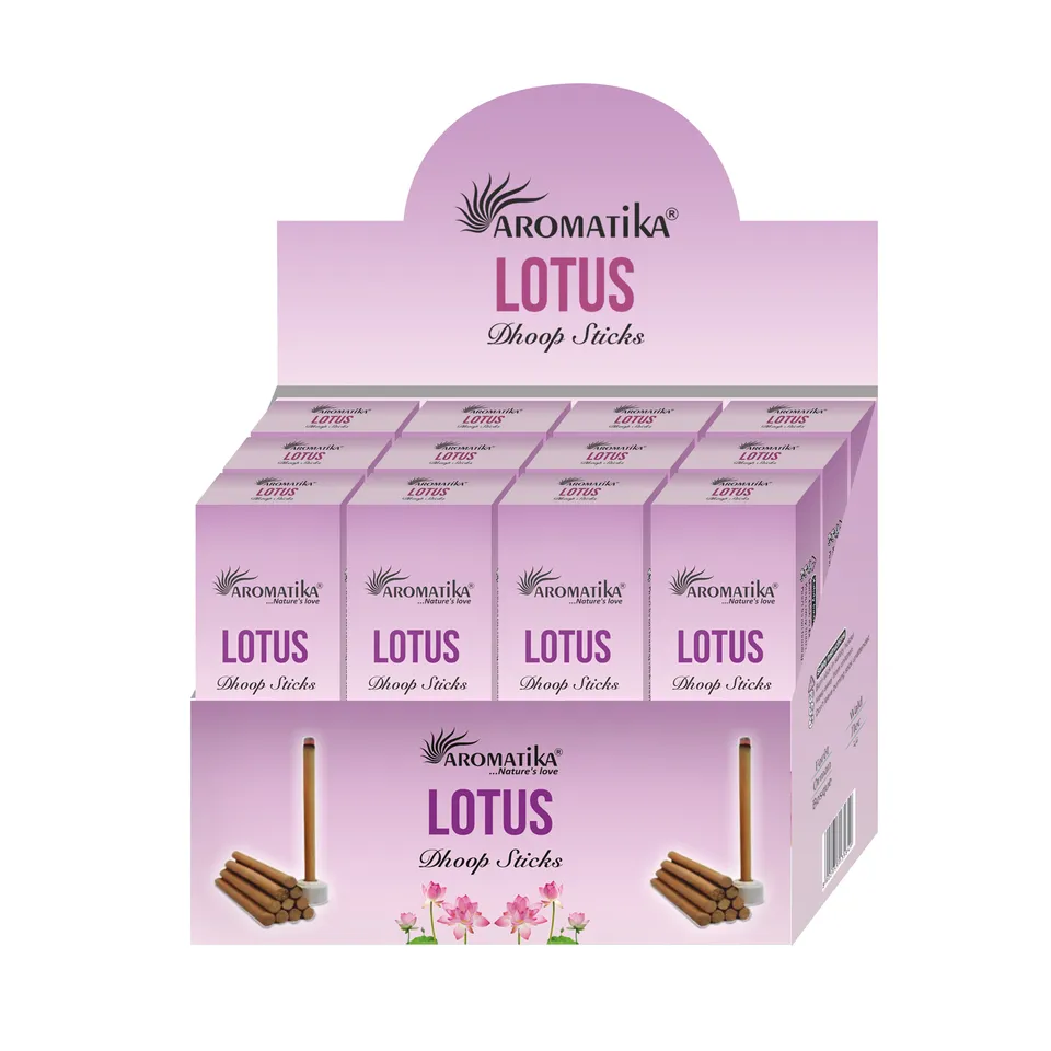 aromatika-dhoop-sticks-lotus-b-tonnets-encens-x120-floral image 1
