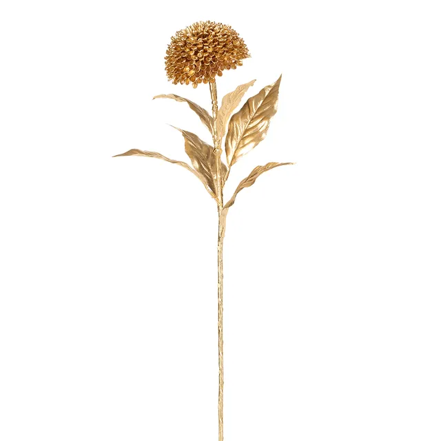 sia-deco-noah-tige-de-zinnia-fleur-artificielle-dor-70-cm image 1
